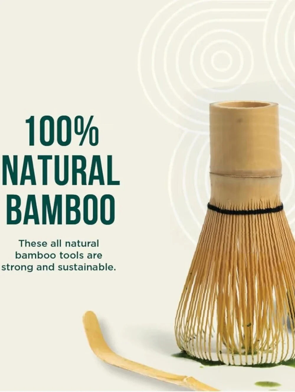 Bamboo Matcha Wisk And Scoop Set